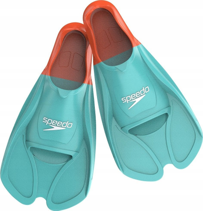 Перки за пливање Speedo Adult Biofuse Training, силикон, тиркизна и црвена