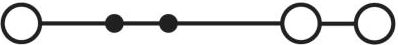 Klemë terminale Phoenix Contact ST 2,5 TWIN, 3 përçues, 0.08 4mm², gri