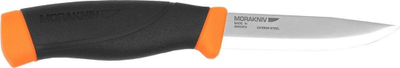 Thikë fikse Morakniv Companion Heavy Duty M-12211, çelik karbon, këllëf plastik, portokalli