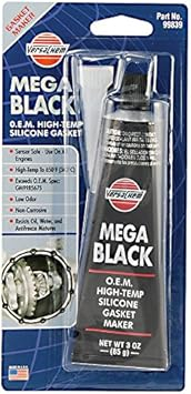 Silikoni Versachem Mega Black 99839-12PK, OEM, 85g, i zi (Paketë me 12)