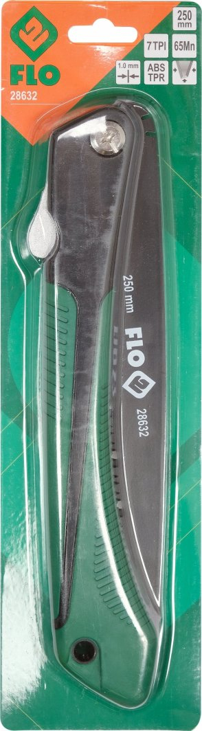 Sharrë palosëse kopshti Flo 28632, teh 250mm, dorezë ergonomike, dyngjyrëshe