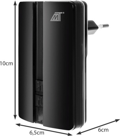 Kambanor dere Malatec Wireless IP44, 51 melodi, pa bateri, e bardhë