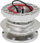 Bazament që çahet shpejt i timonit TurboWorks Quick Release Hub, alumini, 62mm, argjendtë