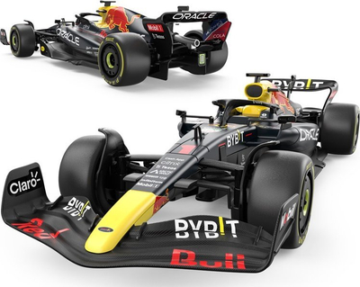 Makinë me pult RASTAR Red Bull RB18 1/18, 2.4GHz, shpejtësi 7 km/h, blu e errët