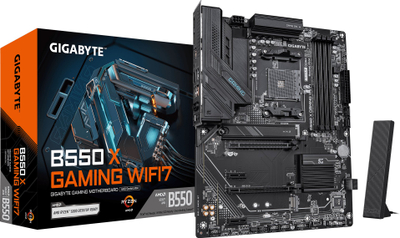 Pllakë amë Gigabyte B550 X GAMING WIFI7, AM4, DDR4, ATX