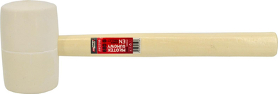 Çekiç gome RUBBER MALLET, 680g, bisht druri, i bardhë