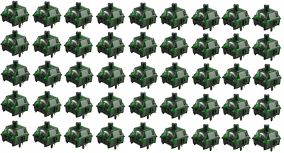Switche mekanike Akko x MonsGeek Green Fog, lineare të rënda 60gf, 5 pina, 45 copë