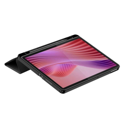 Заштитна футрола за таблет Tech-Protect SmartCase Pen, за Lenovo Tab 10.1 TB-311, со sleep/wake функција, со држач за стилус, црна