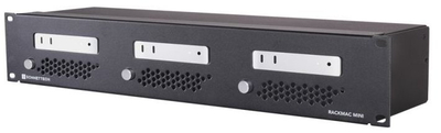 Kuti rack Sonnet RACK-MIN-3X, 2U, për 3 Mac mini, e zezë