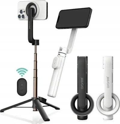 Selfie stick tripod Araree Magfie Pod AR60-0, me Bluetooth, MagSafe, i zi