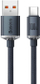 Kabllo karikimi / të dhënash Baseus Crystal Shine Series USB-A - USB-C, 100W, 1.2m, e zezë