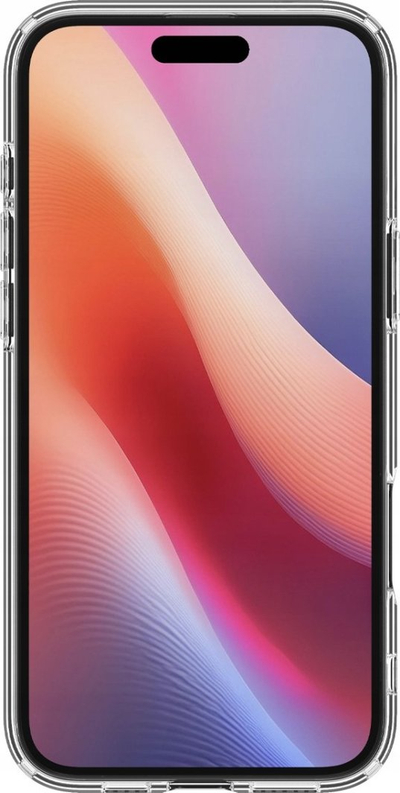Mbështjellës telefoni Spigen Crystal Hybrid, për iPhone 16, transparent