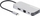 Docking station USB C Manhattan 130615, HDMI 4K, PD 100W, gri