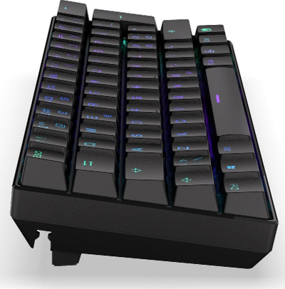 Tastierë mekanike Endorfy Thock Compact Wireless, 65%, RGB, e zezë