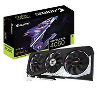 Kartelë grafike GIGABYTE NVIDIA GeForce RTX 4060 AORUS ELITE, 8GB GDDR6, 2xDP, 2xHDMI
