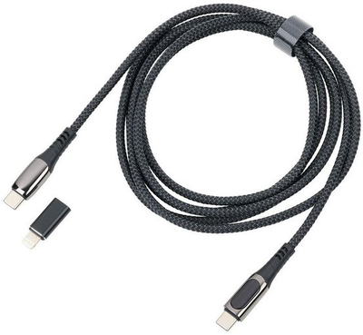 Kabëll karikimi Troika SPEEDY XL, USB C 2m, 100W, i zi