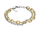 Byzylyk për meshkuj Armani Exchange AXG0162710, i artë/ i argjendtë
