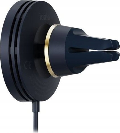 Mbajtëse telefoni për makinë IOttie Velox Wireless Mini, MagSafe, karikim wireless 7.5W, blu e errët