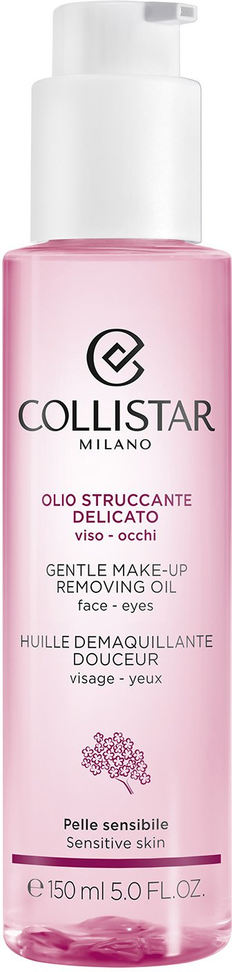 Vaj pastrues fytyre Collistar Delicate Cleansing Oil, për lëkurë të ndjeshme, 150ml, rozë