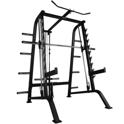 Stacion force VirtuFit SM100 Smith Machine, me kabllo, me lift station, ngjyrë e zezë
