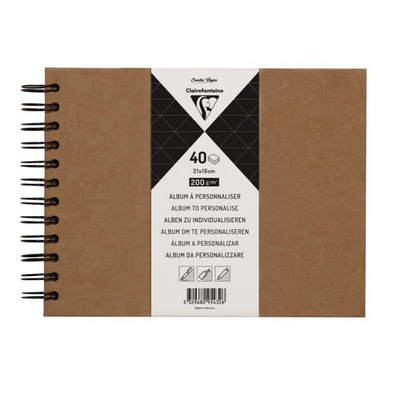 Fletore vizatimi Pollen Clairefontaine 95432C, 210 x 160 mm, 200 g m², kapak i fortë