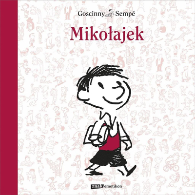 Libër për kalamoj Goscinny Sempé Little Nicholas, me figura, në polonisht