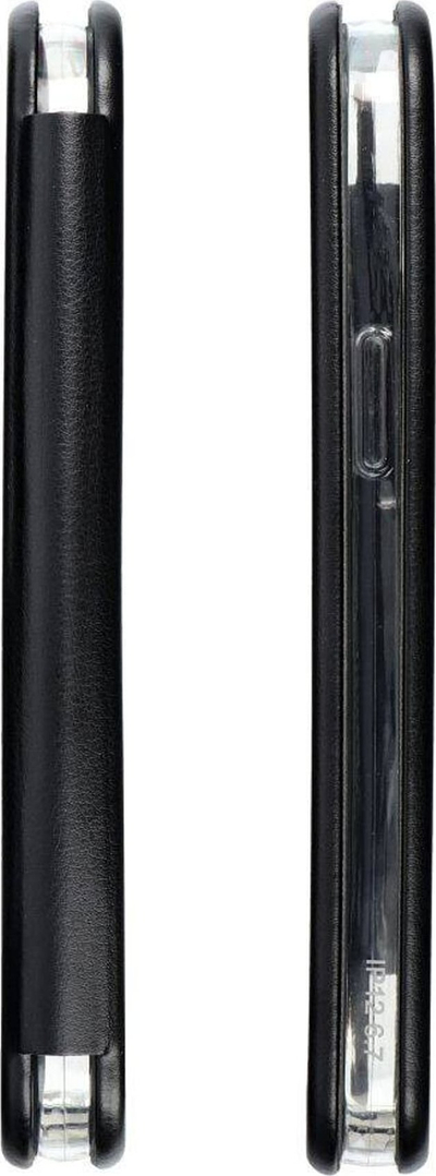 Këllëf libër Forcell Elegance për Xiaomi Poco C65, me magnet, me xhep kartash, ngjyrë e zezë