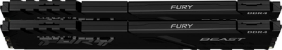 Memorie Kingston Fury Beast, DDR4, 32 GB, 3733 MHz, CL19, KF437C19BB1K2/32