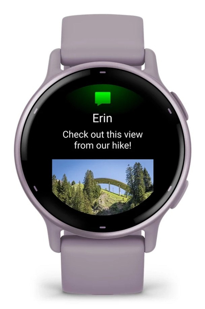 Ora inteligjente Garmin vívoactive 5, AMOLED, 5 ATM, ngjyrë vjollcë