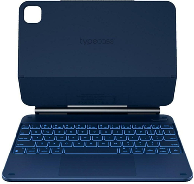 Këllëf tastiere Tech-Protect Typecase Edge për iPad Air 11" 2024/2025, Bluetooth, me touchpad, blu pacific