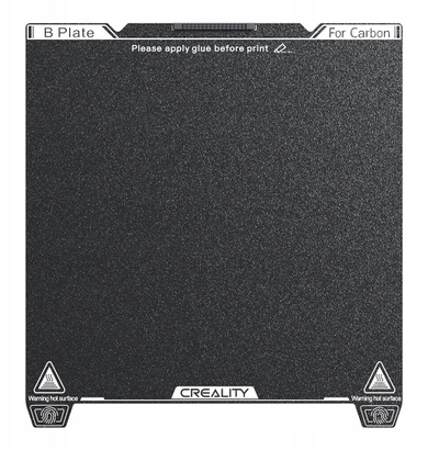 Pllakë ndërtimi Creality PEI K1C, 235 x 235mm, pa shtresë magnetike, e zezë