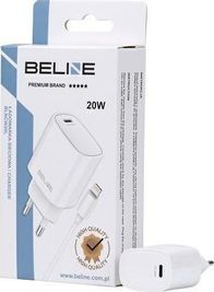 Karikues muri Beline BLNCW20L, 20W PD 3.0, USB C me kabllo Lightning, i bardhë
