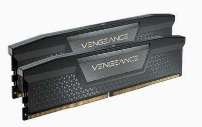 RAM Corsair Vengeance, 32GB DDR5, kit 2x16GB, e zezë