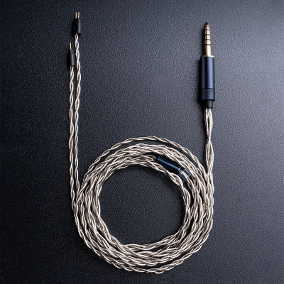 Kabllo kufjesh FiiO LS-4.4B, 0.78mm 2Pin, plug 4.4mm balanced, ngjyrë argjendtë