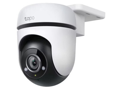 Kamerë sigurie e jashtme TP-Link Tapo, 1080p Full HD, Pan Tilt, IP65, e bardhë
