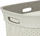 Shportë rrobash 5five Linen Basket, 45L, plastike, e bardhë