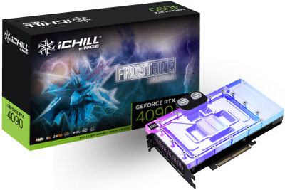 Kartë grafike Inno3D iChill NVIDIA GeForce RTX 4090, 24 GB GDDR6X