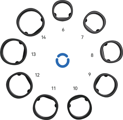Set matës për unazë RingConn Ring Sizing Kit, plastik, i bardhë