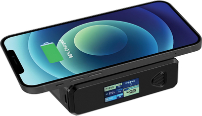 Powerbank Sandberg Travel 20000mAh, PD 100W, karikim wireless, e zezë