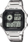 Рачен часовник Касио AE-1200WHD-1AVDF, дигитален, водоотпорен 100 m, сребрен