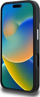 Mbulesë telefoni Guess PU Grained Triangle Logo, për iPhone 16 Pro Max, e zezë