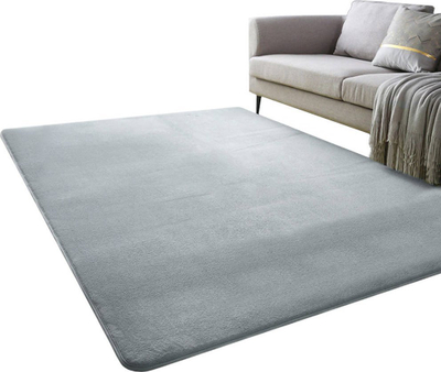 Tapet Strado Polar, 100x150 cm, poliester, ngjyrë argjendi