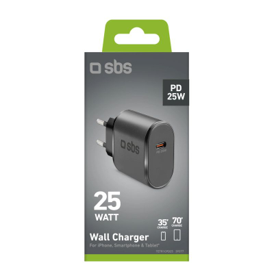 Karikues muri SBS TETR1CPD25, 25W, USB C Power Delivery, i zi