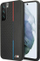 Mbrojtëse telefoni BMW Triangles Tricolor për Samsung Galaxy S22 Plus, silikon, e zezë