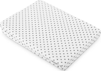 Çarçaf Sensillo Printed Dots 2212/5817, 60X120 cm, i bardhë