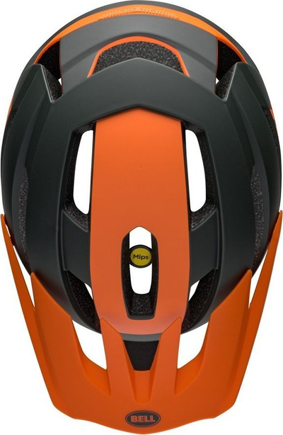 Helmeta MTB Bell 4Forty Air, M 55-59 cm, MIPS, jeshile e errët portokalli mat