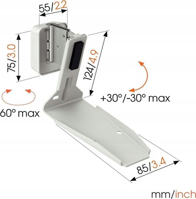 Mbajtëse murale Sonos SWM 4131, për altoparlant Era 300, e bardhë