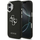 Kisë telefoni Guess Hardcase 4G Grained Big Logo GUHCP17SPG4SMCEK, për iPhone 17, lëkurë eko, e zezë