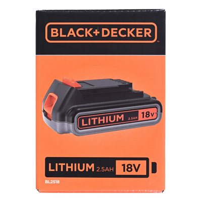 Bateria Black Decker (BL2518) Li-ion, 18V, 2.5Ah
