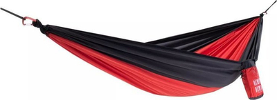Varëse kampingu Hi-Tec Leprikon 92800412281, 290 x 148 cm, mban deri 120 kg, e kuqe me të zezë